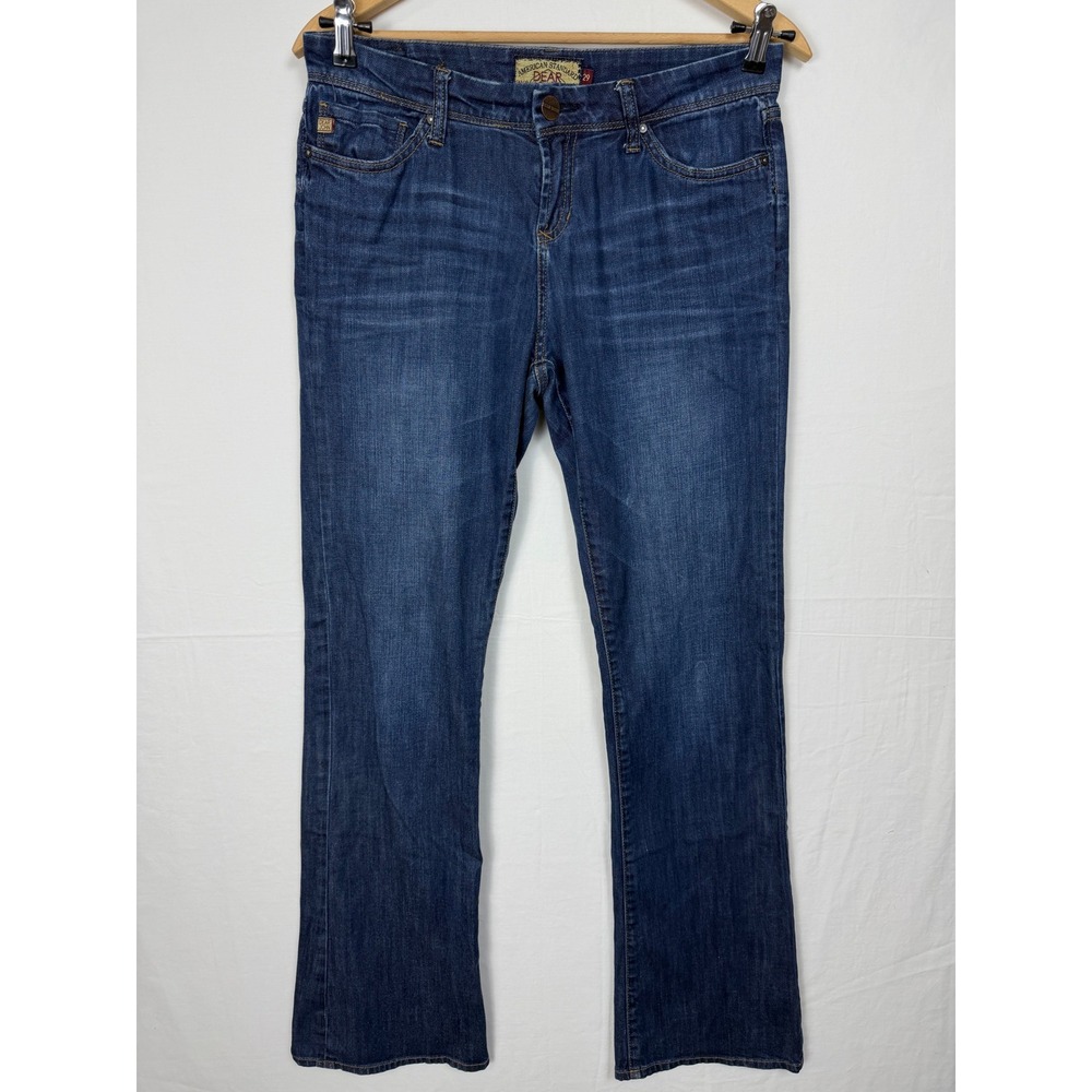 Dear John American Standard Jeans Women 29 Blue Bootcut Dark Wash Stretch Denim